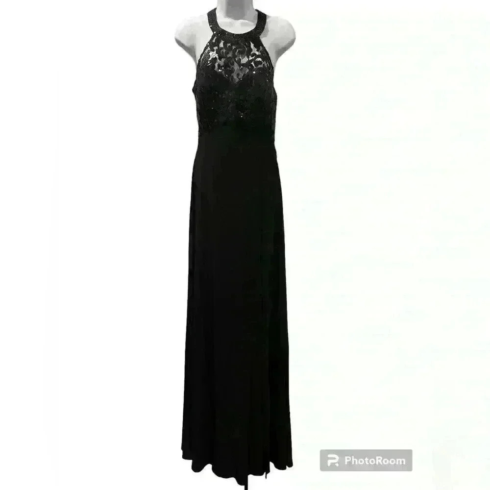 Sequin Hearts Formal Dress Size 11 Black in color
